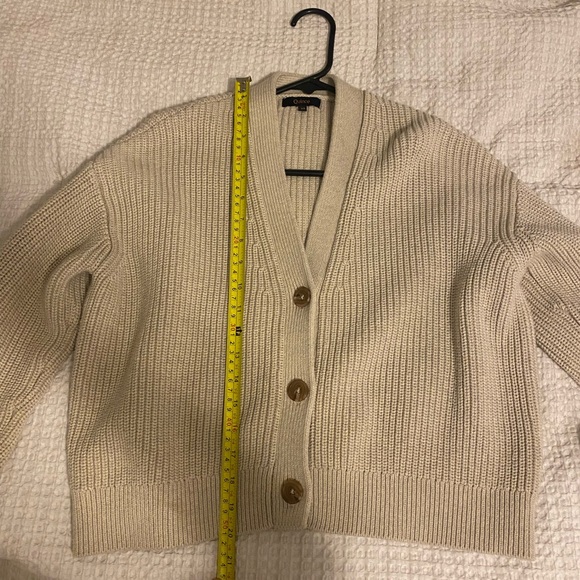 Quince Cream Women's Cardigan Sweater - Picture 5 of 8